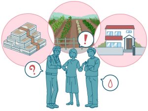 相続問題について相談する親族