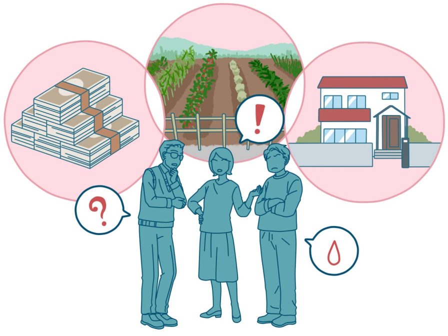 相続問題について相談する親族