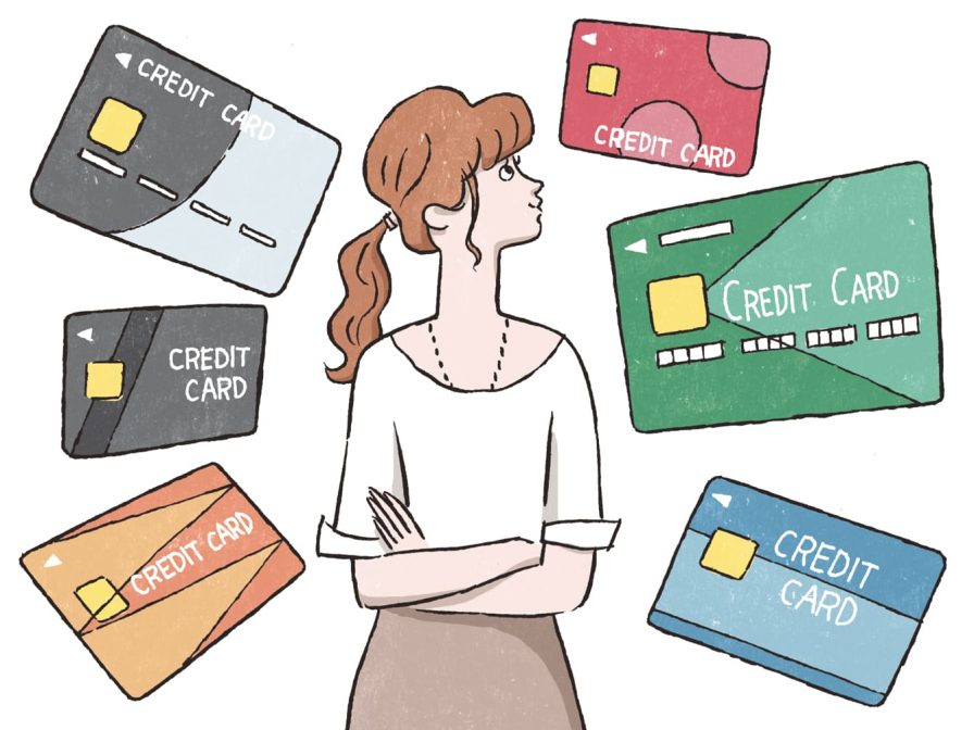 複数のクレジットカードを持つユーザー