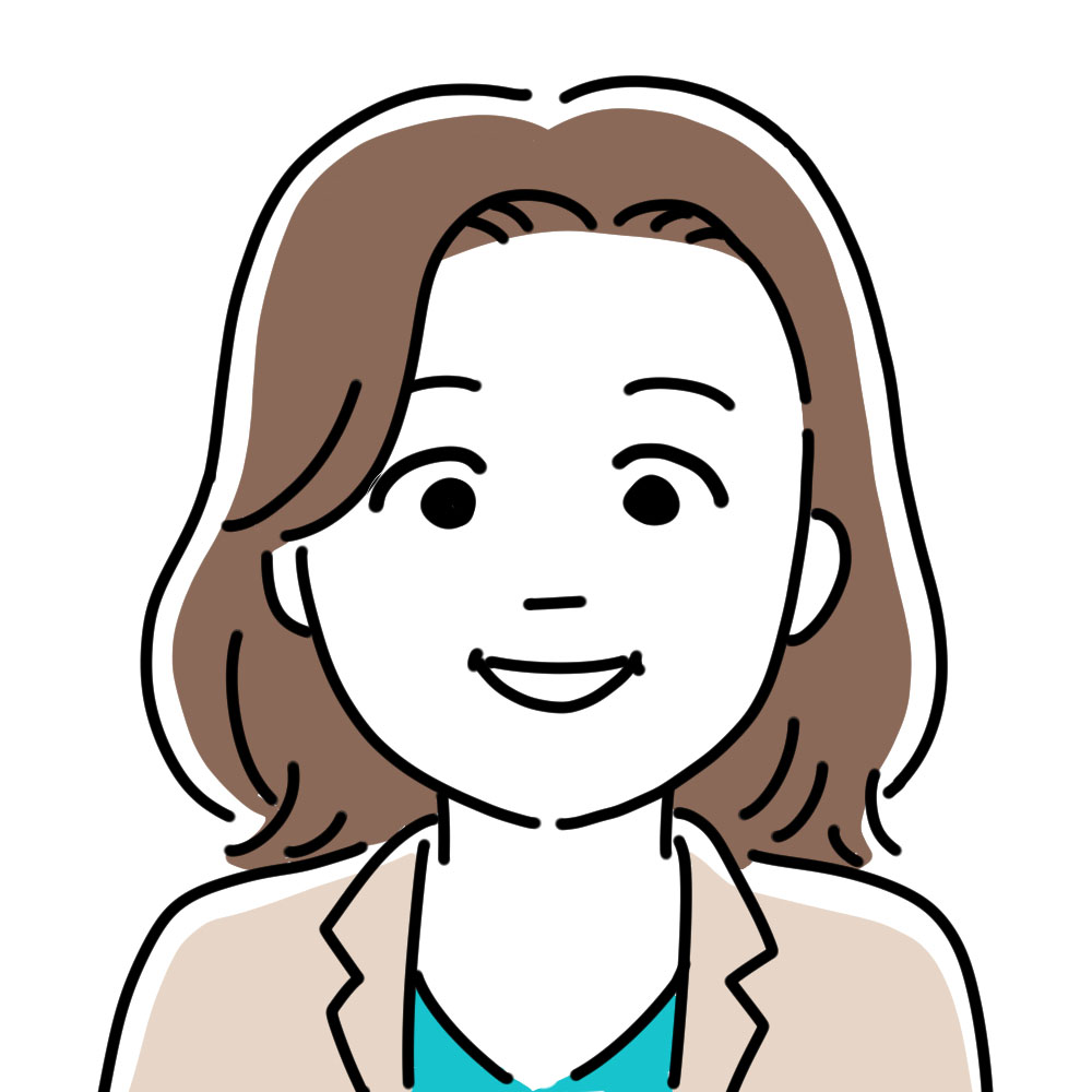 山中伸枝FP似顔絵イラスト