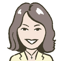 八木陽子FP似顔絵イラスト