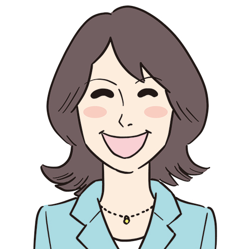 八木陽子FP似顔絵イラスト