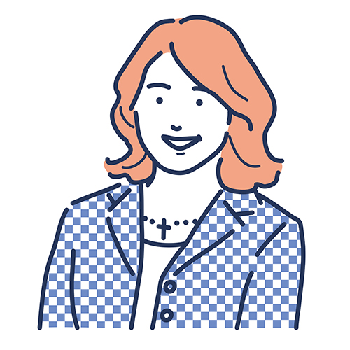 八木陽子FP似顔絵イラスト