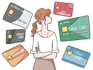 複数のクレジットカードを持つユーザー